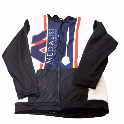 White/Red/Blue Zip Sweatshirt - Image 4
