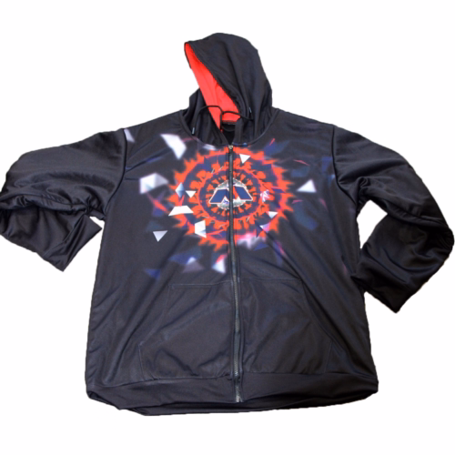 Red Medalist Logo Zip Sweatshirt